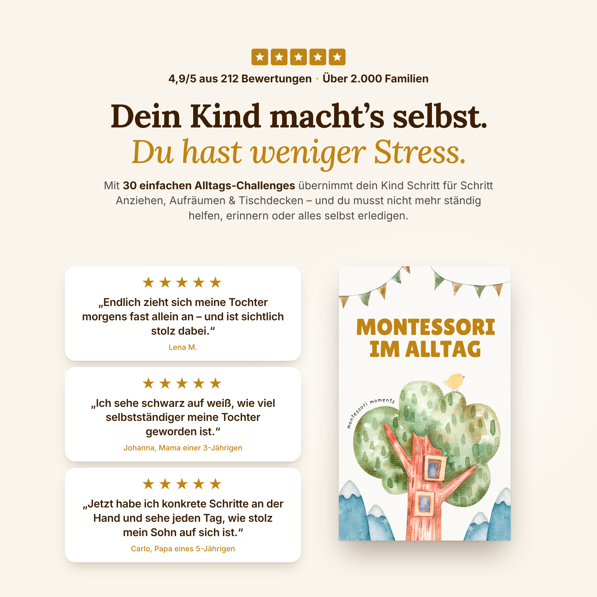 Kleinkind gießt Wasser selbstständig in einen Becher