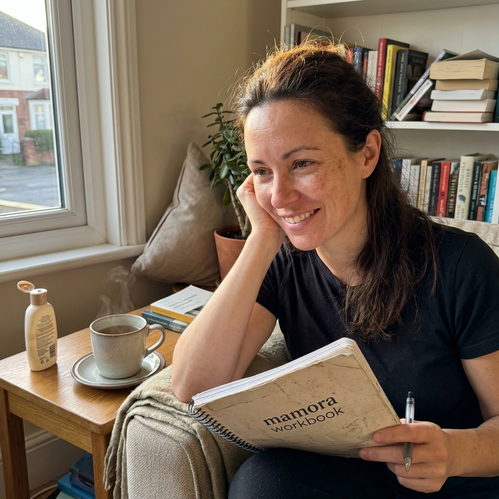 Nachher – verbundene Mutter